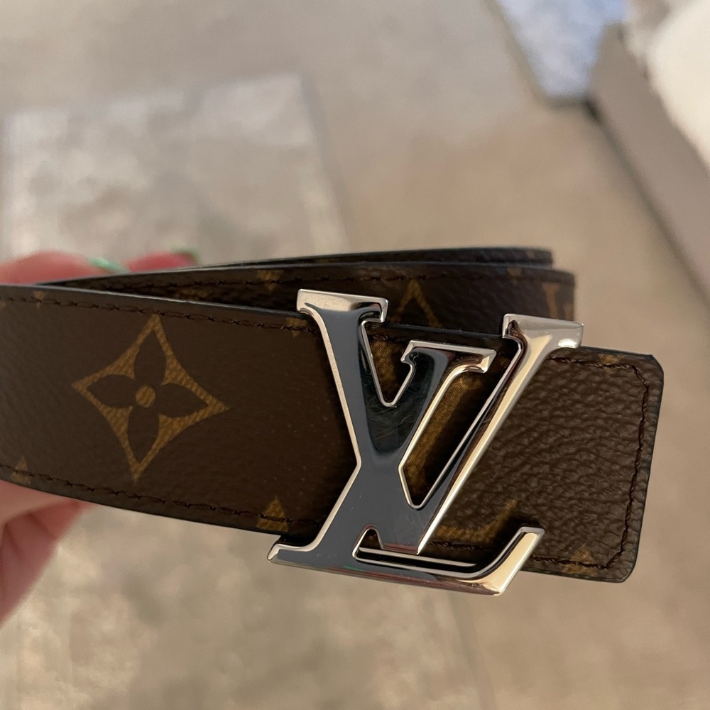 LV INITIALS 30MM REVERSIBLE BELT
